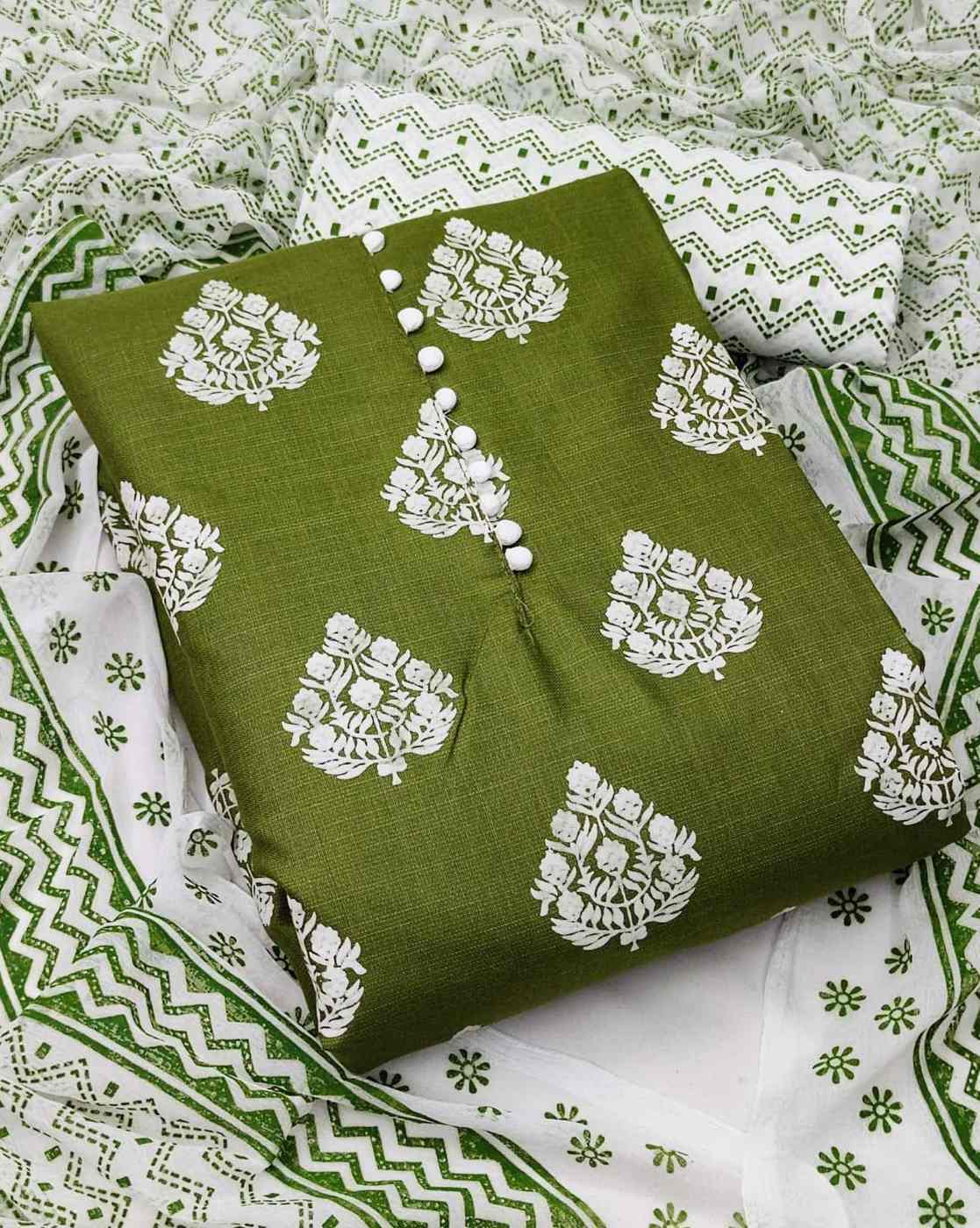 Classic Dress Material with Dupatta