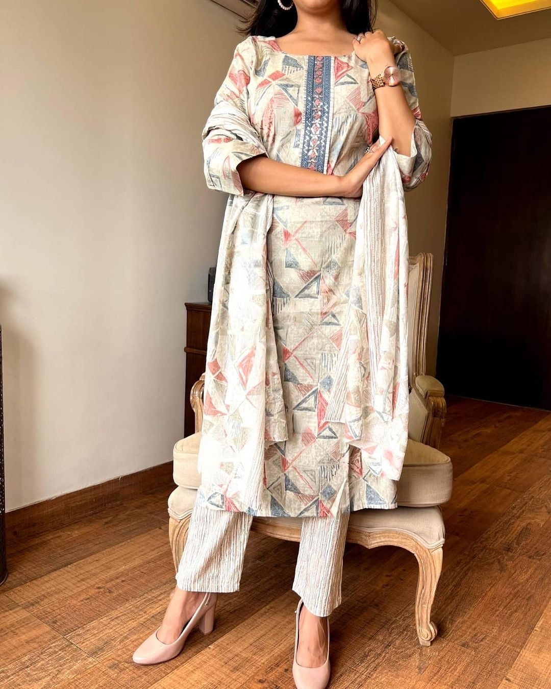 Stylish Most Trending Cotton Printed Suits
