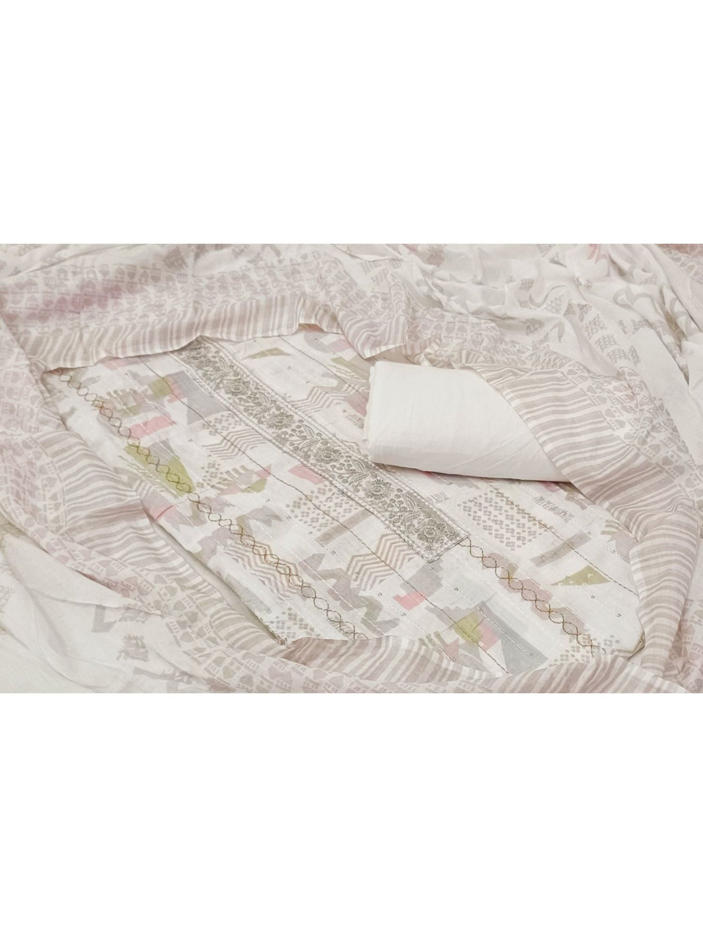 Premium Soft Cotton Printed Dress Material With Dupatta For Women