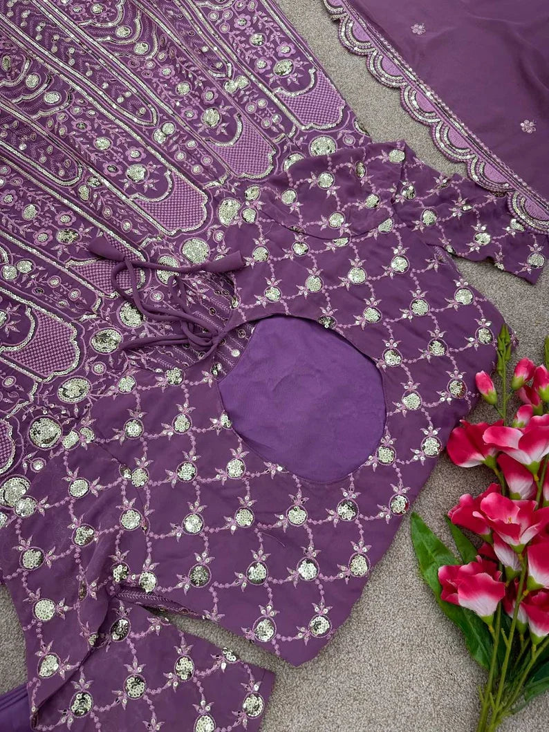 Fancy Georgette Kurta Set For Women