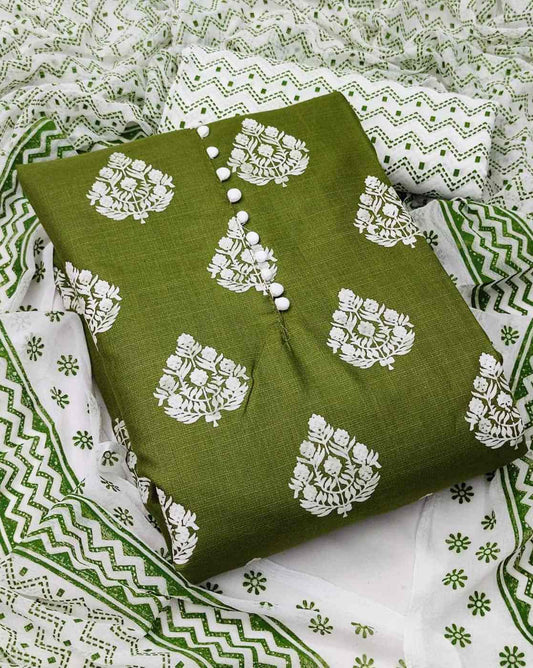 Classic Dress Material with Dupatta