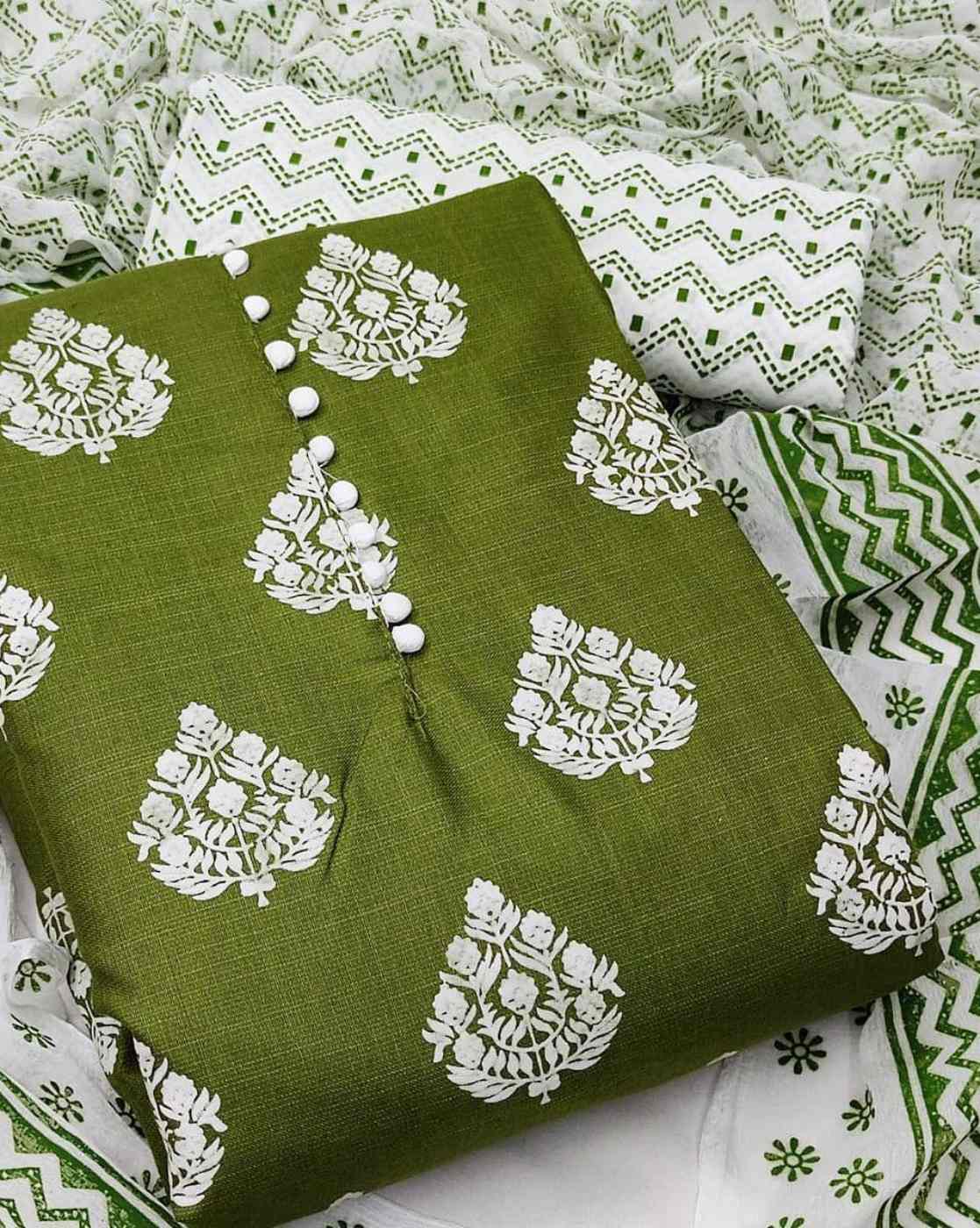 Classic Dress Material with Dupatta