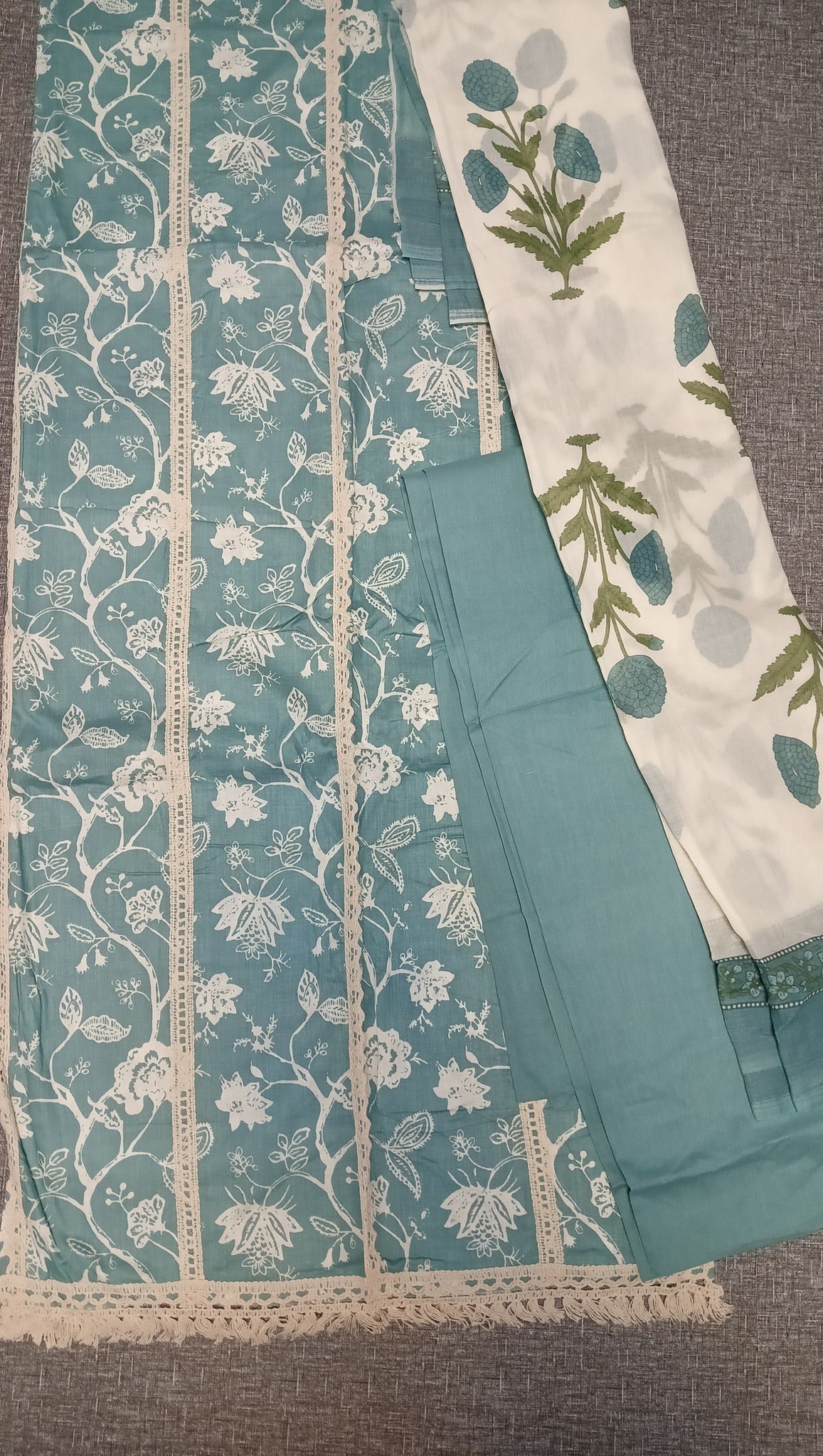 Fancy Cotton Unstitched Dress Material for Women