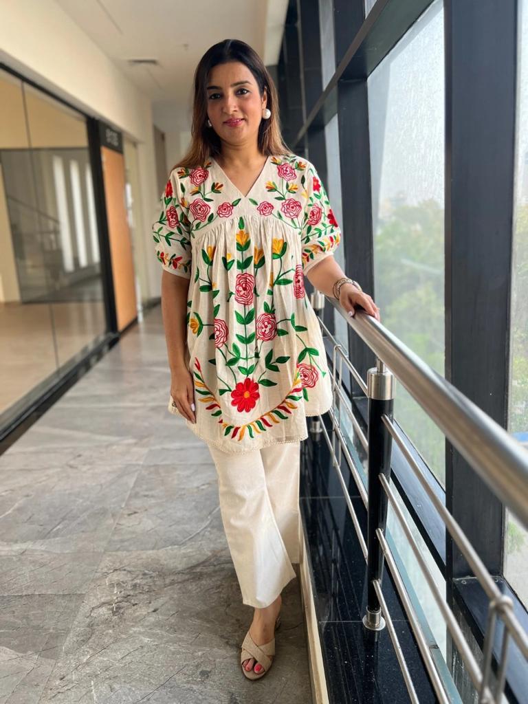 Stylish Embroidered Co-Ord Set